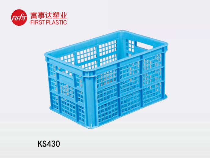 KS430網(wǎng)孔塑料周轉(zhuǎn)箱